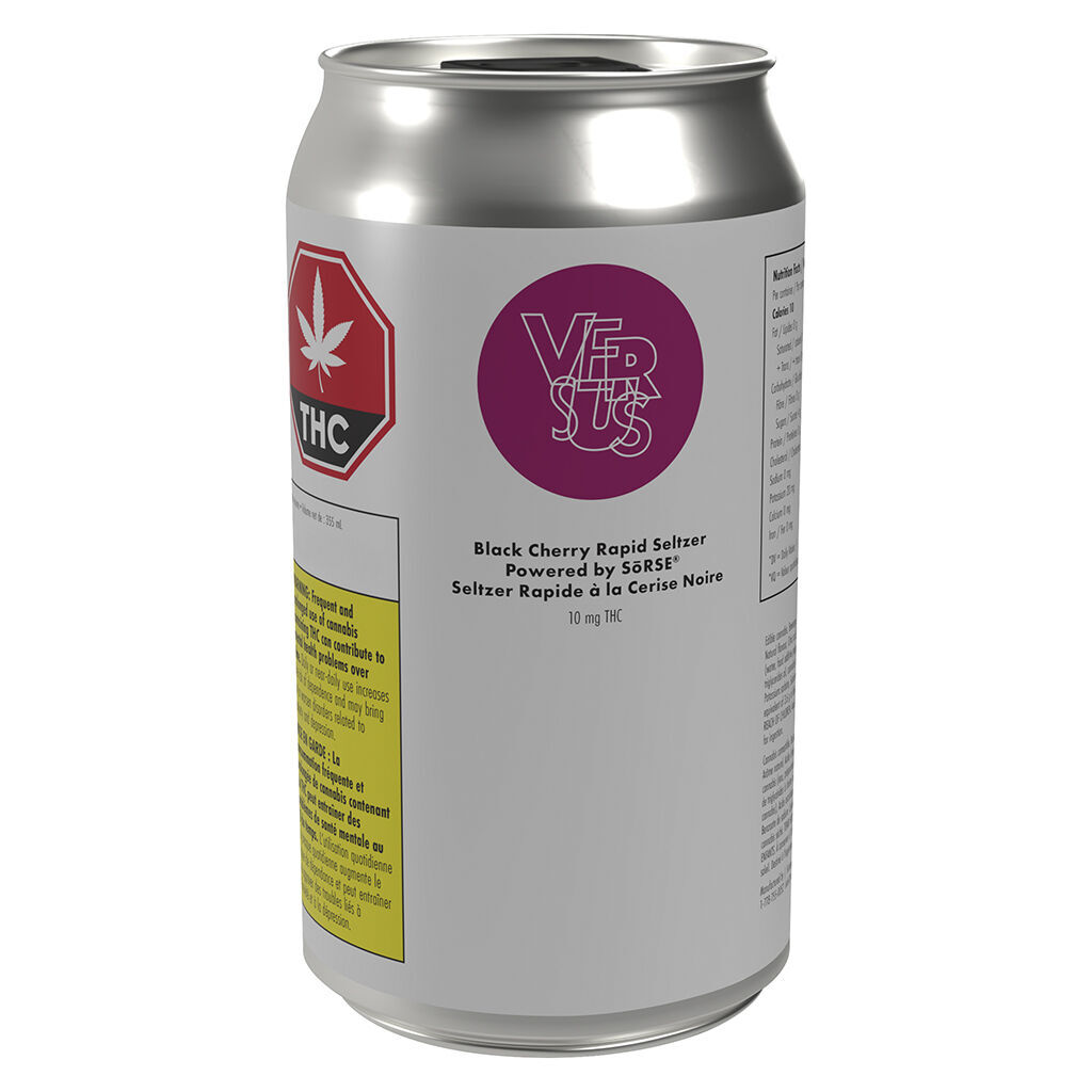 Black Cherry Rapid Seltzer - Versus - Black Cherry Rapid Seltzer 355ml Beverages